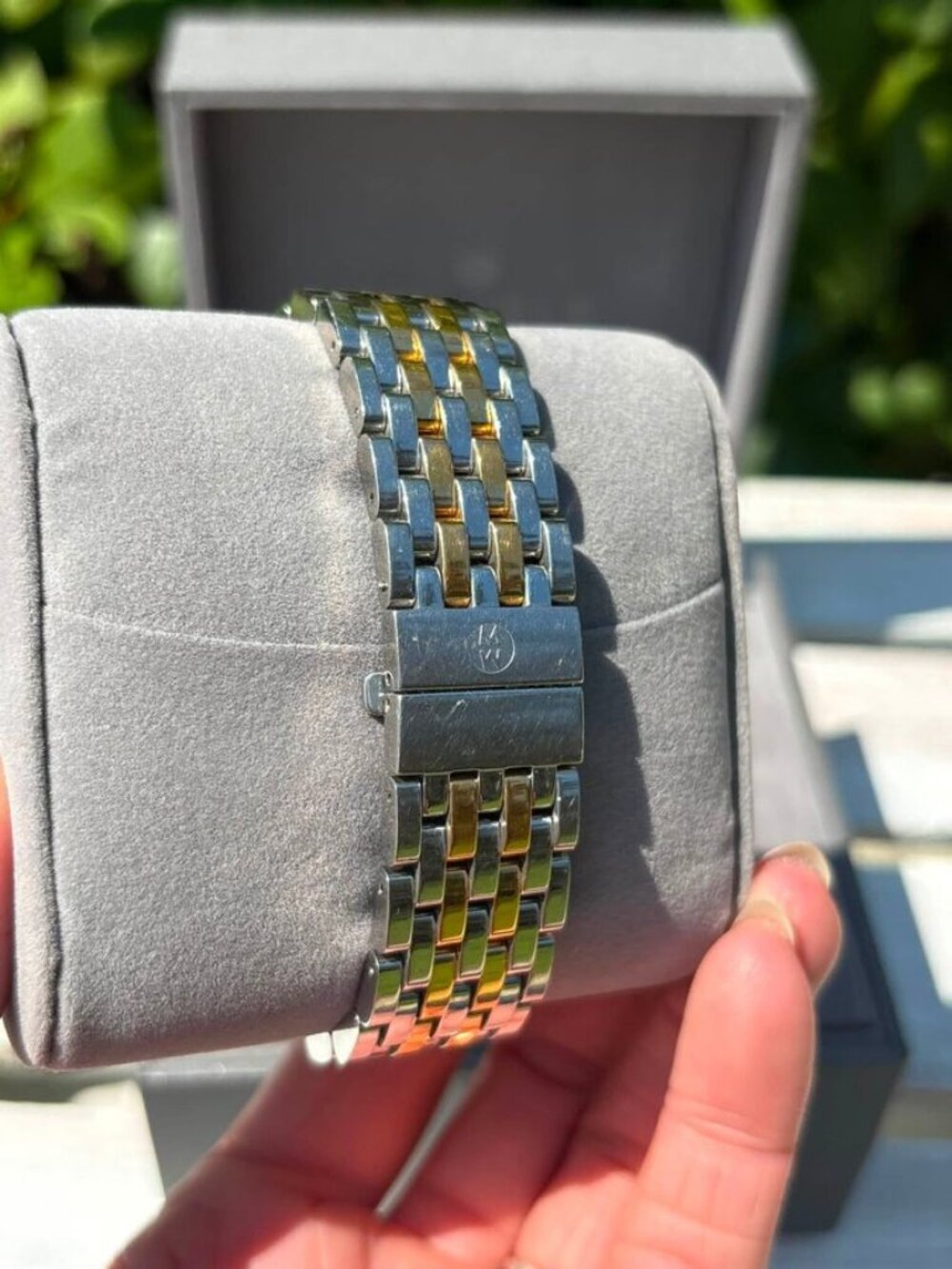 Michele Two-Tone Signature Deco Watch - Picture 8 of 16